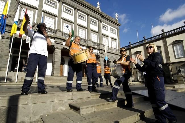 CONCENTRACION MANIFESTACION TRABAJADORES ZONAS ...