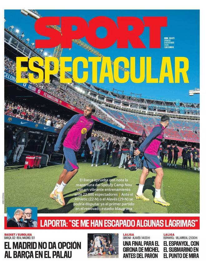 Las portadas de la prensa deportiva de hoy