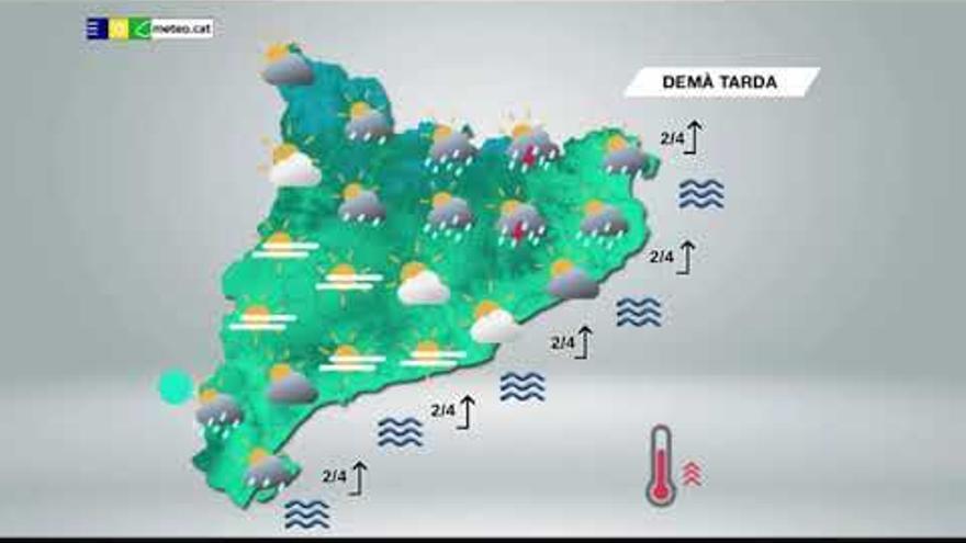 Els ruixats i les tempestes tornen a guanyar protagonisme