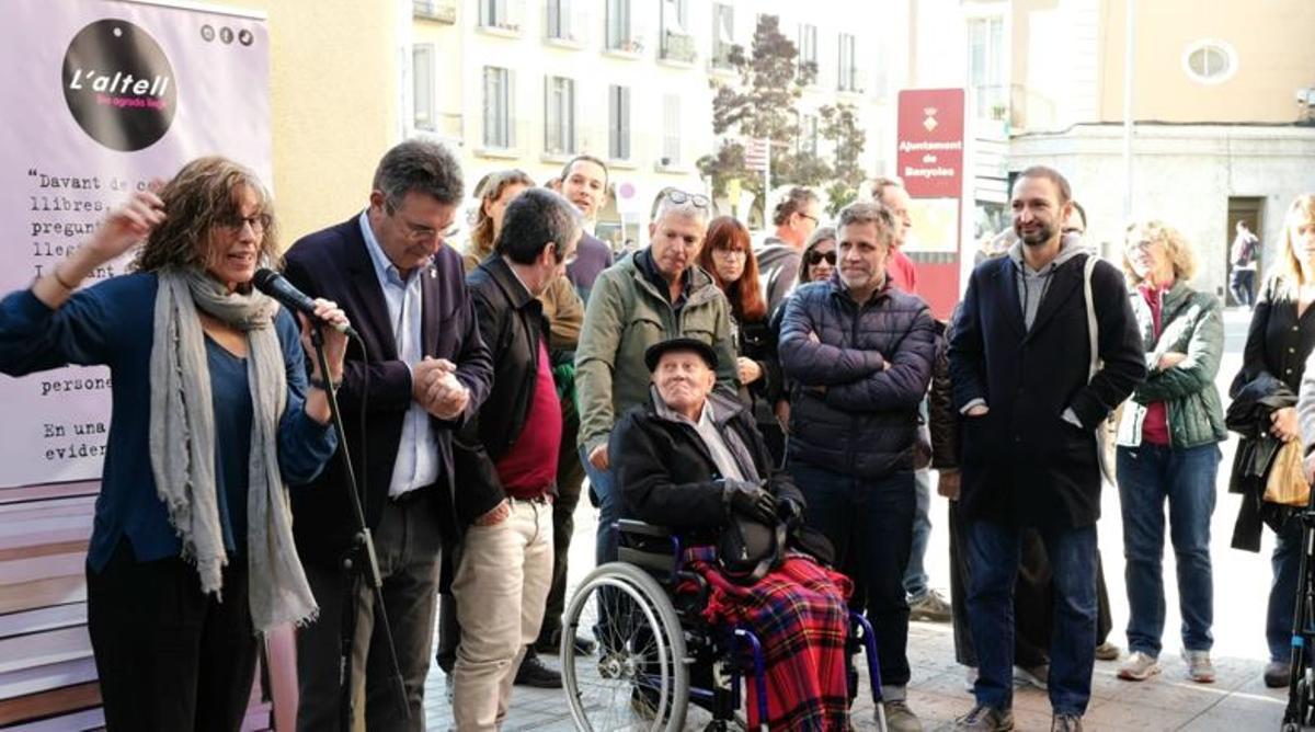 La celebració de l'aniversari de L'Altell, amb Irene i Manel Tortós-Sala.