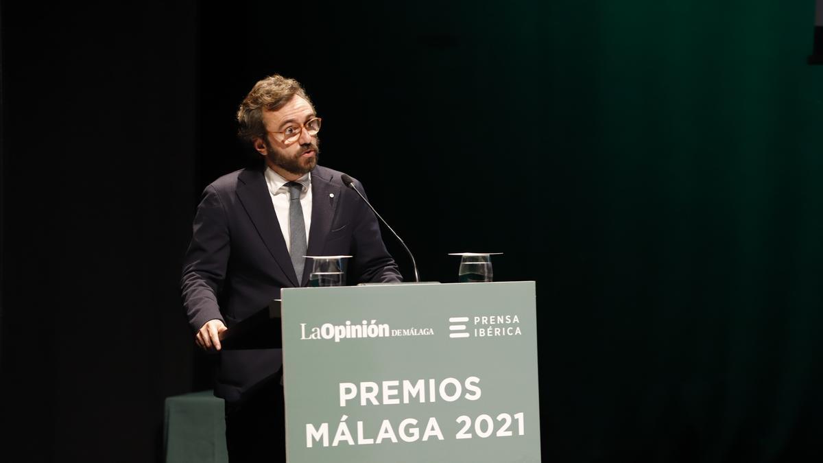 Gala de entrega de los Premios Málaga 2021 de La Opinión