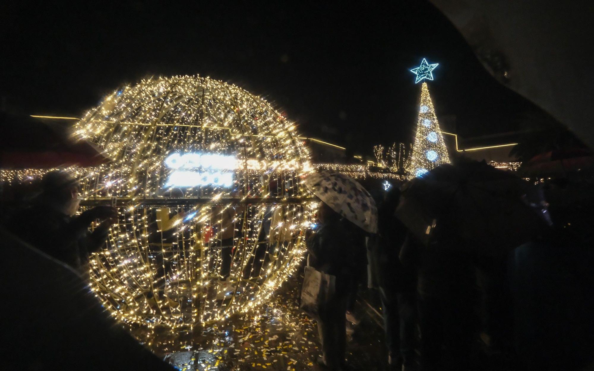 Encendido navideño de Tejeda