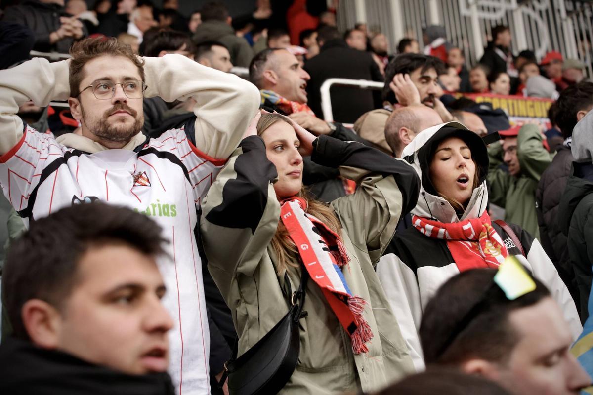 Un momento del partido ante el Burgos.