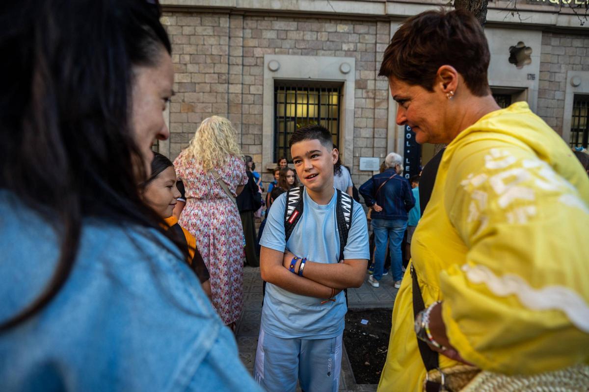 Vuelta al cole en la Escola Pia Sant Miquel de Barcelona