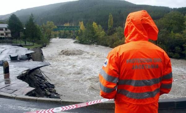 Fotogalería: Lluvias torrenciales en Aragón