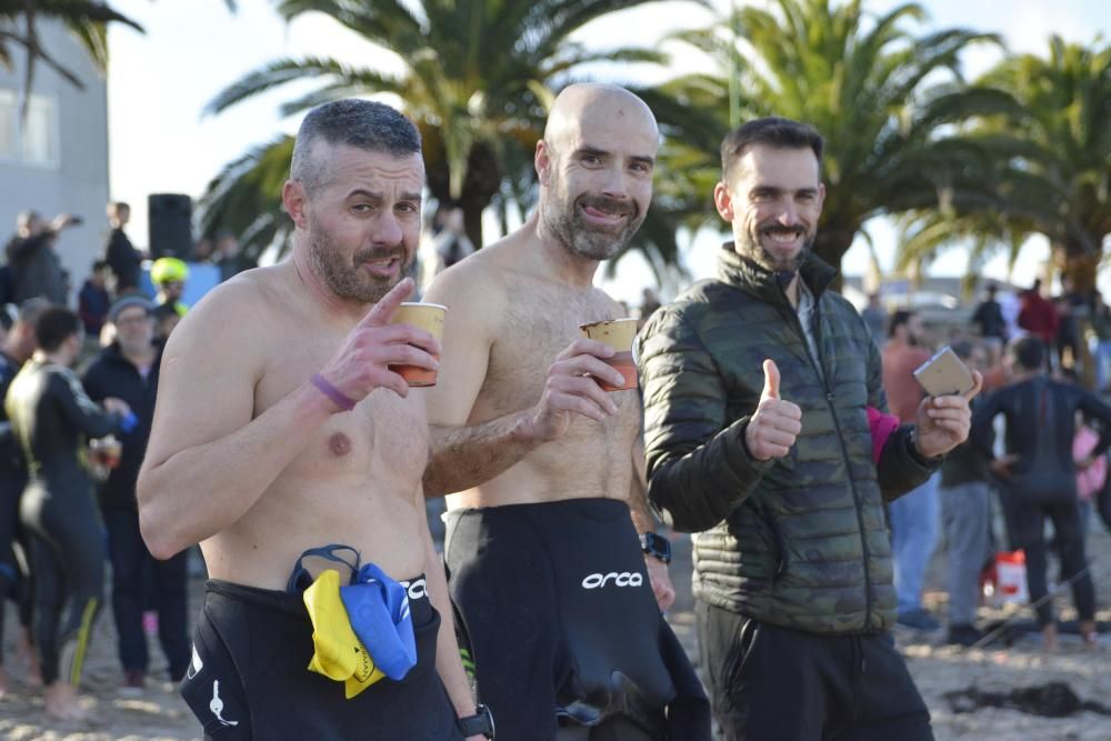 Travesía de los Inocentes en la playa de Santa Cristina