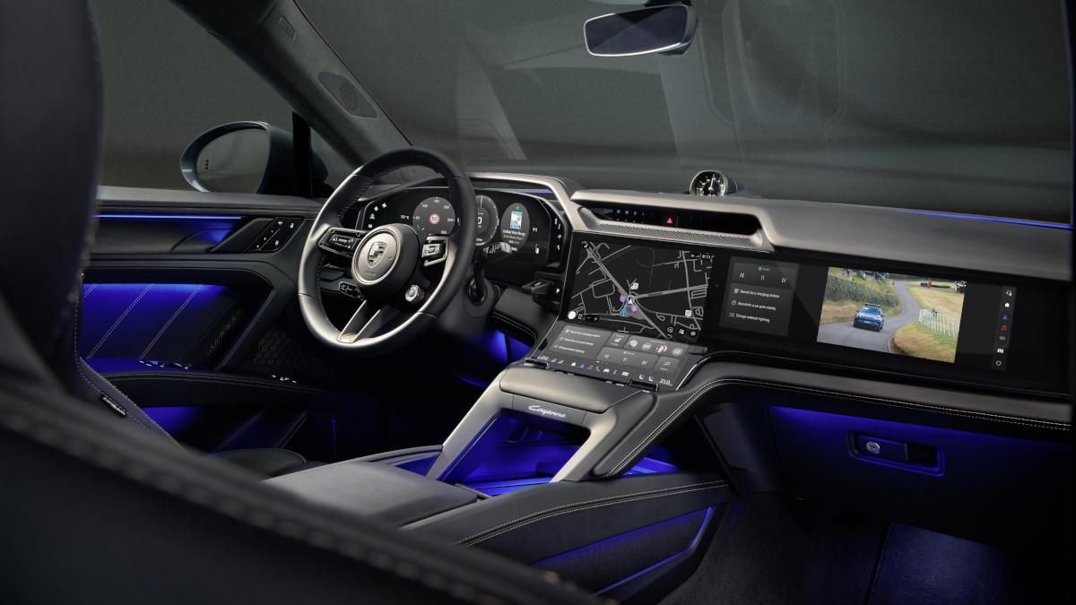Interior del nuevo Porsche Cayenne Electric