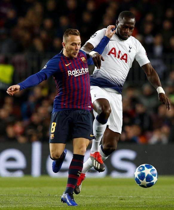 Barcelona y Tottenham se ven las caras en Camp Nou