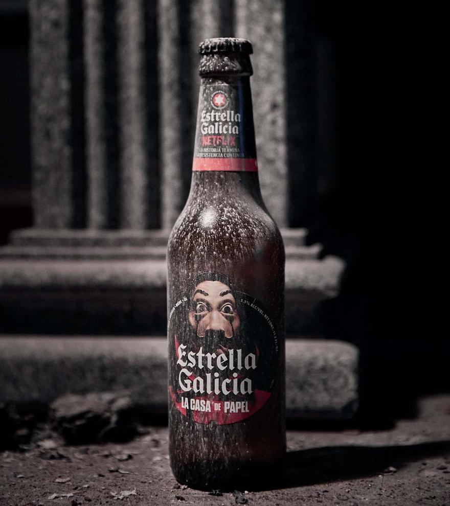 La Casa de Papel protagoniza una edición especial de Estrella Galicia.