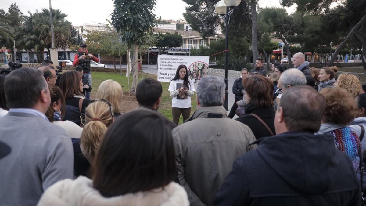 Concentración en recuerdo de Malén Ortiz en 2016