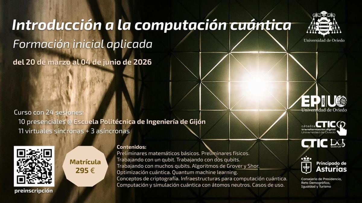 Cartel Introduccion a la computación cuántica