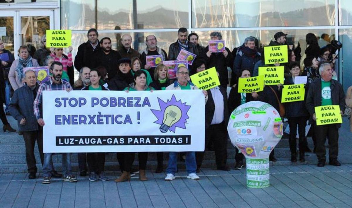 Una de las muchas movilizaciones contra la pobreza energética.