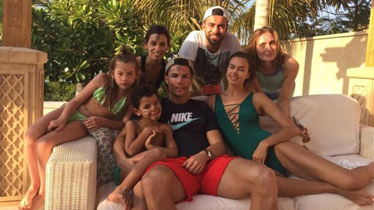 Cristiano descansa en Dubai