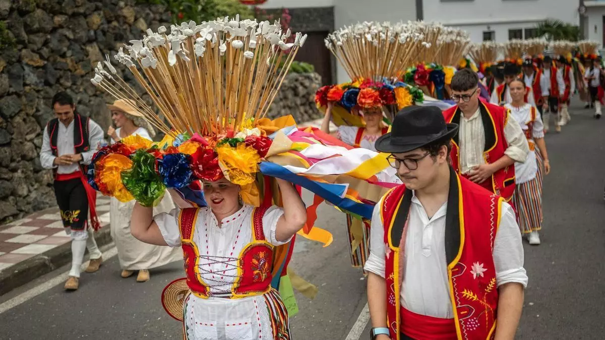 Cestos y bollos de Santa Bárbara en Icod de los Vinos: el progreso también es sinónimo de fiesta y tradición