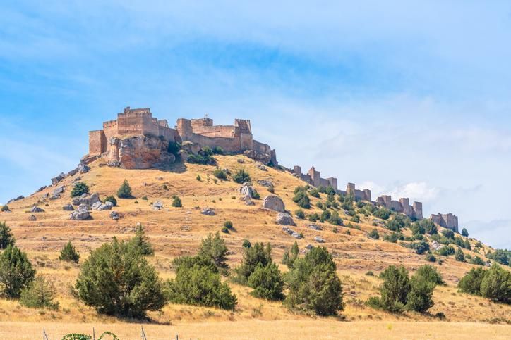 El castillo de Gormaz fue la fortaleza europea más grande durante el Califato de Córdoba.