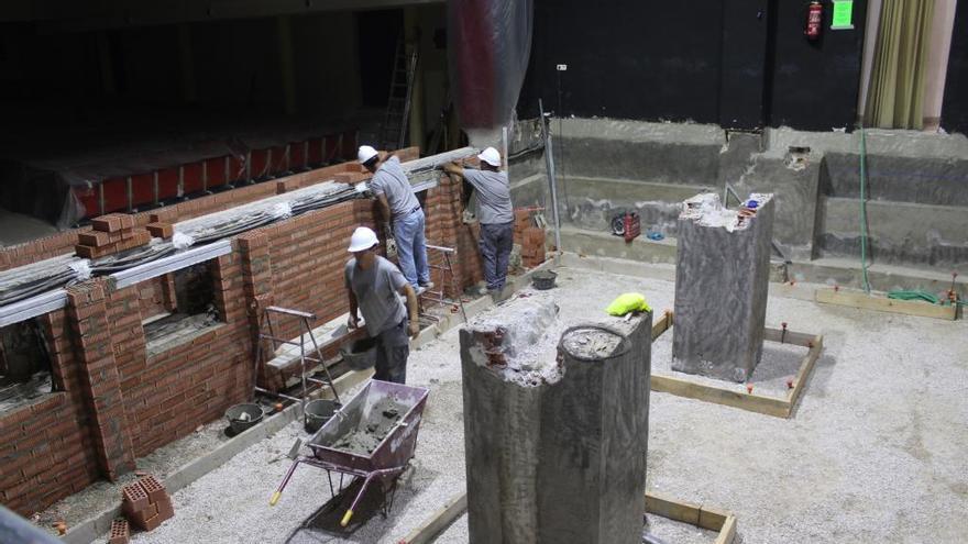 Imagen de las obras en el Teatro Capitol.