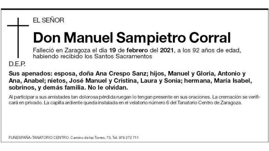 Don Manuel Sampietro Corral