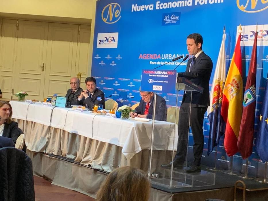 Barcala reivindica en Madrid la colaboración política para atraer a Alicante empresas tecnológicas