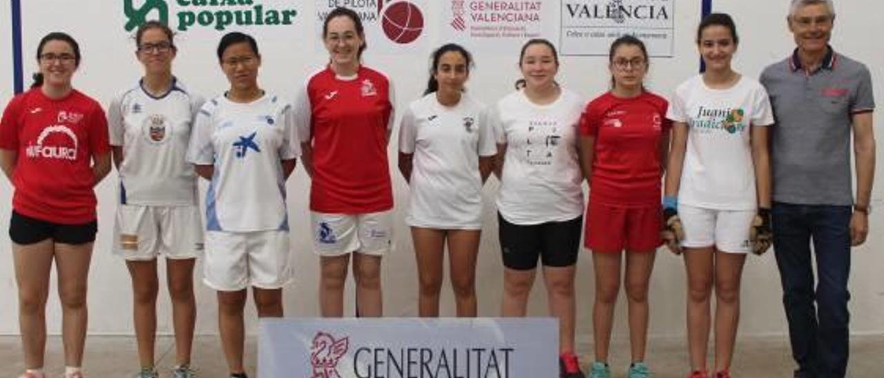 Finalistas infantiles que se midieron en Algemesí.