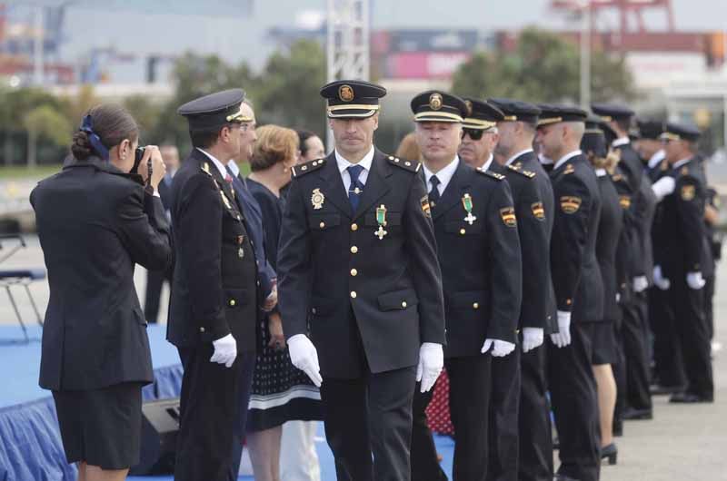 Celebración del día de la Policía Nacional en València