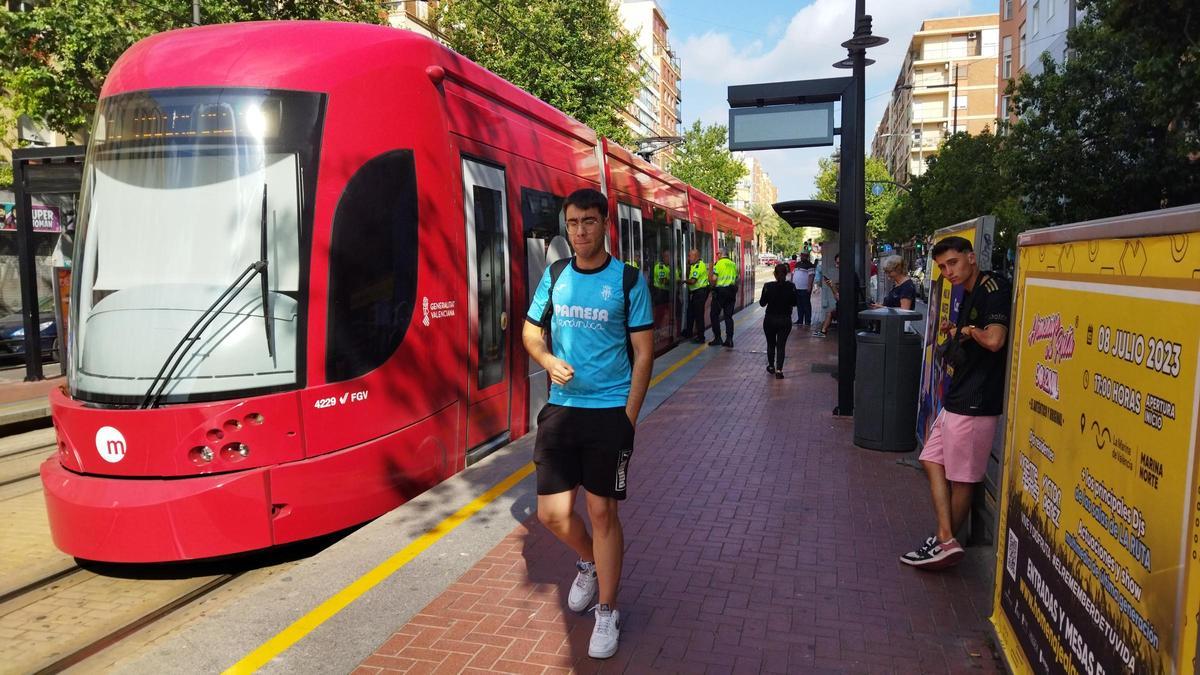 Usuarios de Metrovalencia.