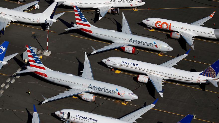 Varios Boeing en Seattle.