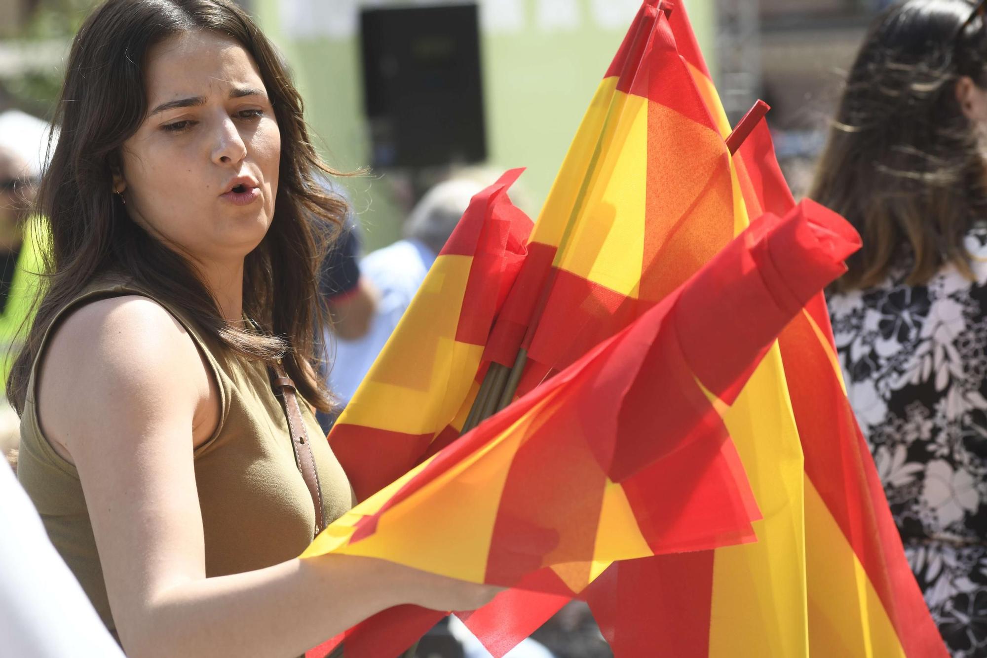 Acto de Santiago Abascal y Jorge Buxadé en Murcia