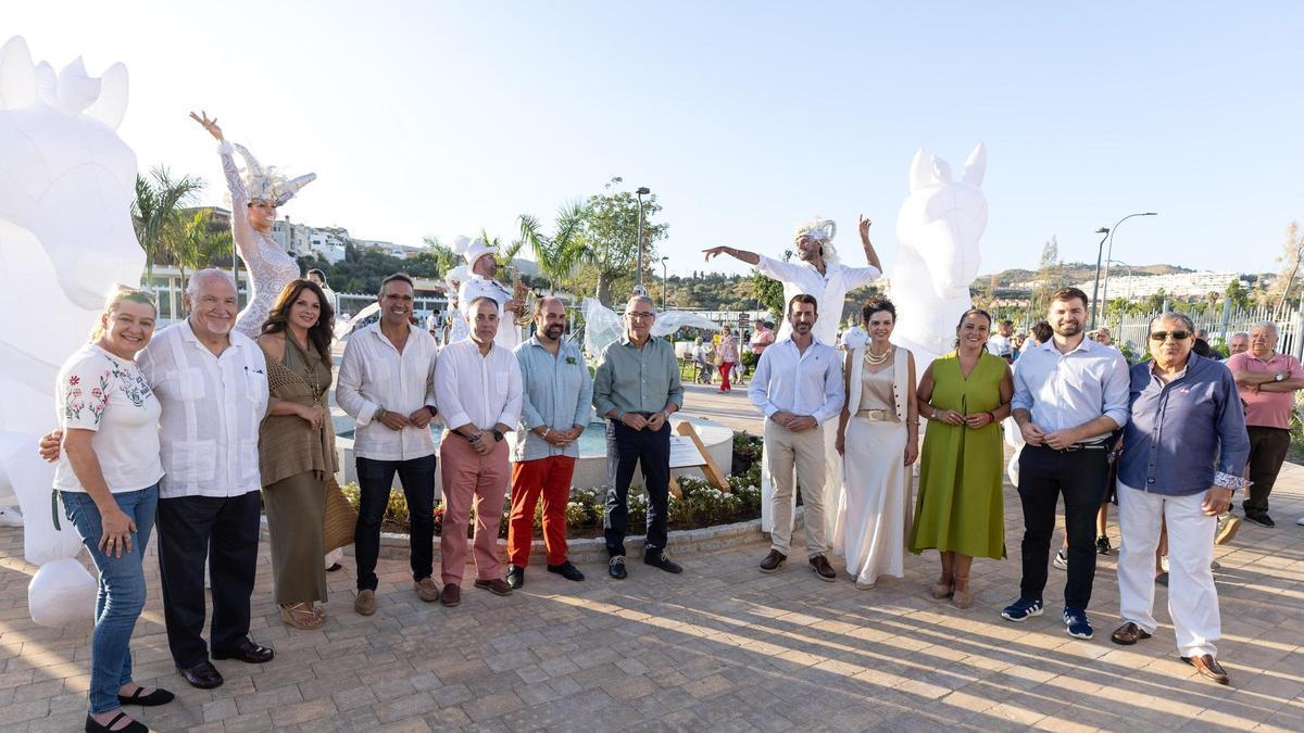 Acto de inauguración del Parque del Mediterráneo.
