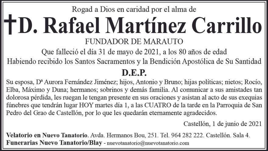 D. Rafael Martínez Carrillo
