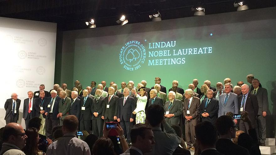 Premios Nobel reunidos en Lindau.
