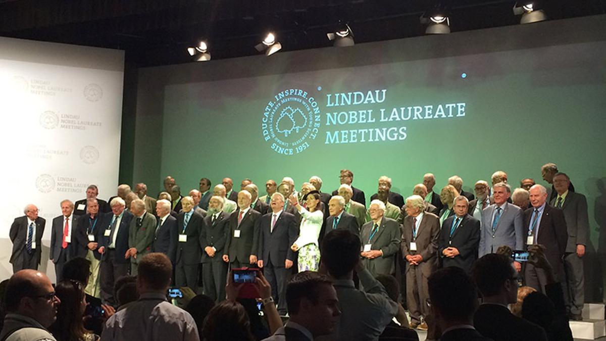 Premios Nobel reunidos en Lindau.