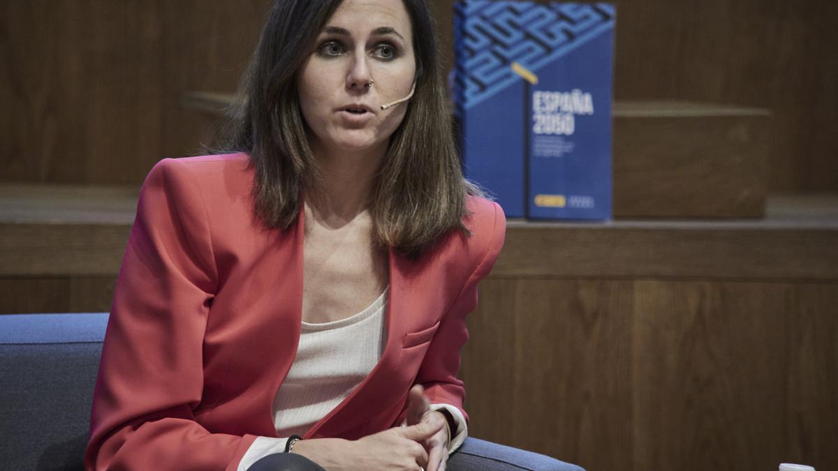 La ministra de Derechos Sociales y Agenda 2030 y secretaria general de Podemos, Ione Belarra.