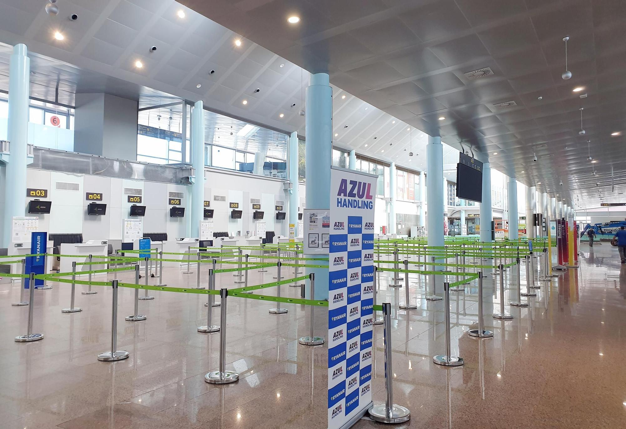 Todo listo en el aeropuerto de Vigo para su reapertura