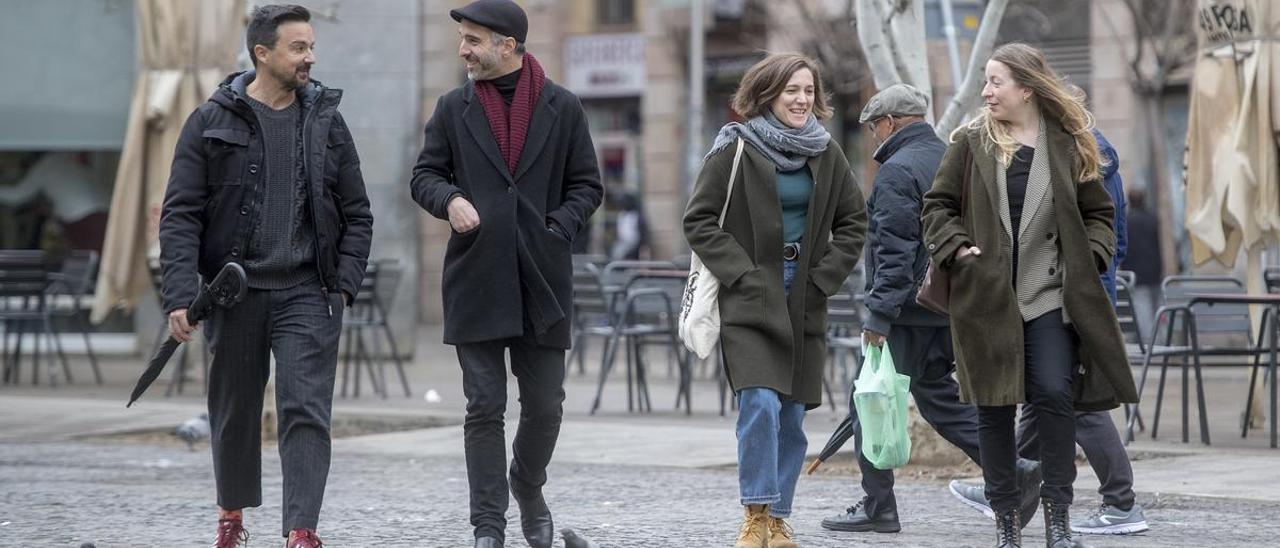 Carla Simón, Guillem Clua, Mikel Gurrea y Pilar Palomero.