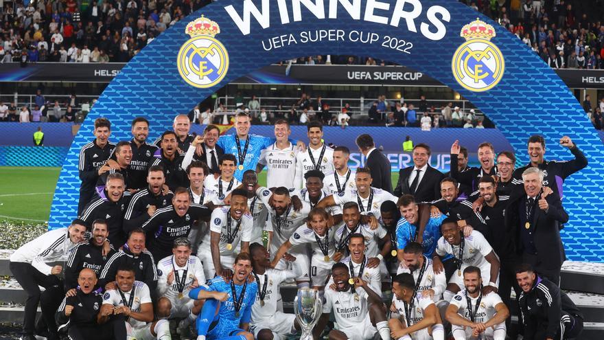 Plácida victoria del Real Madrid en la Supercopa ante un Eintracht menor