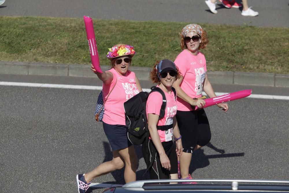 Carrera de la mujer en la zona este de Gijón.