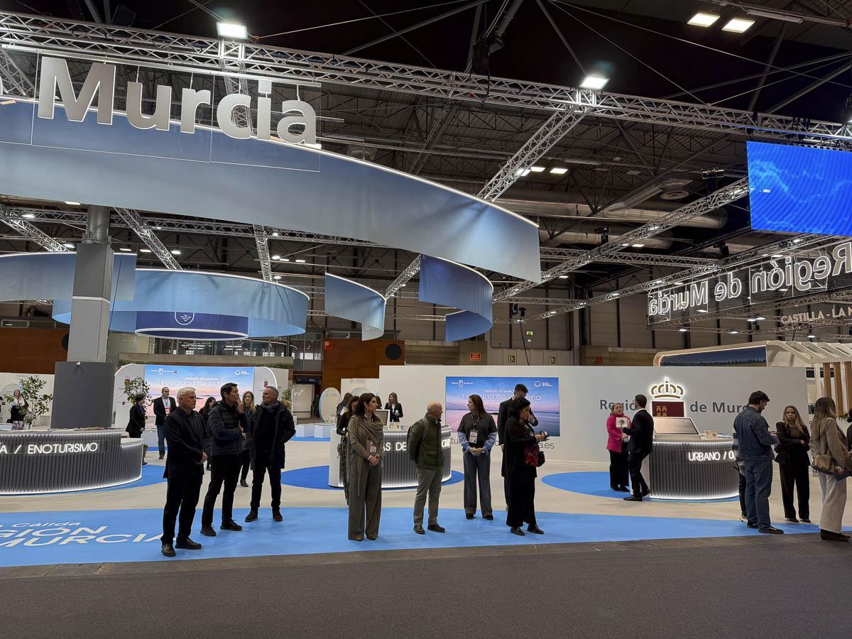 Así se ha vivido el primer día de Fitur en el stan de la Región de Murcia