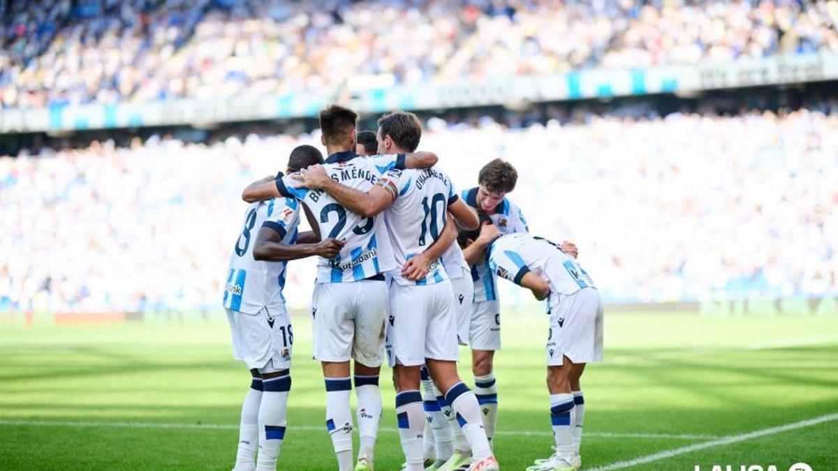 La Real Sociedad ha conseguido 7 de los últimos 12 puntos que ha disputado en LaLiga