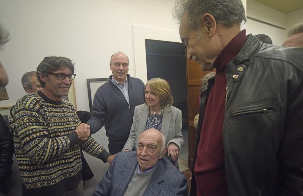 Homenaje a Manuel Fernández-Delgado en la galería Chys de Murcia