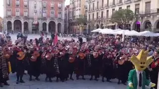 VÍDEO | Ronda de tunas en la Plaza Mayor de Zamora