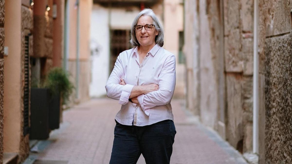 Felicidad Martínez posa para esta entrevista en su principal centro de actuación.