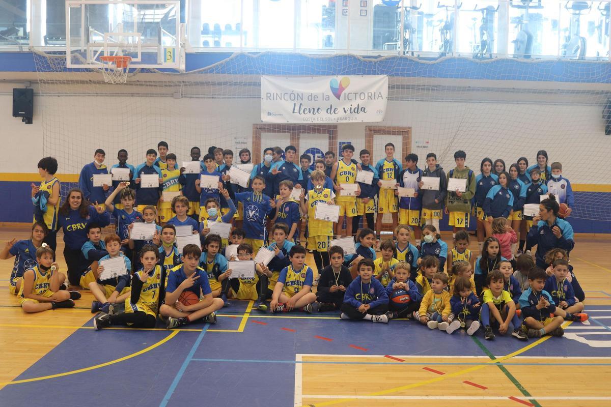 Imagen de una edición anterior del Día del Club del CB Rincón de la Victoria.