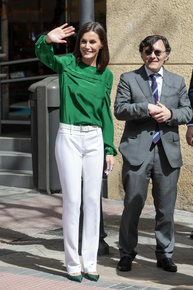 La reina Letizia en un acto en Madrid