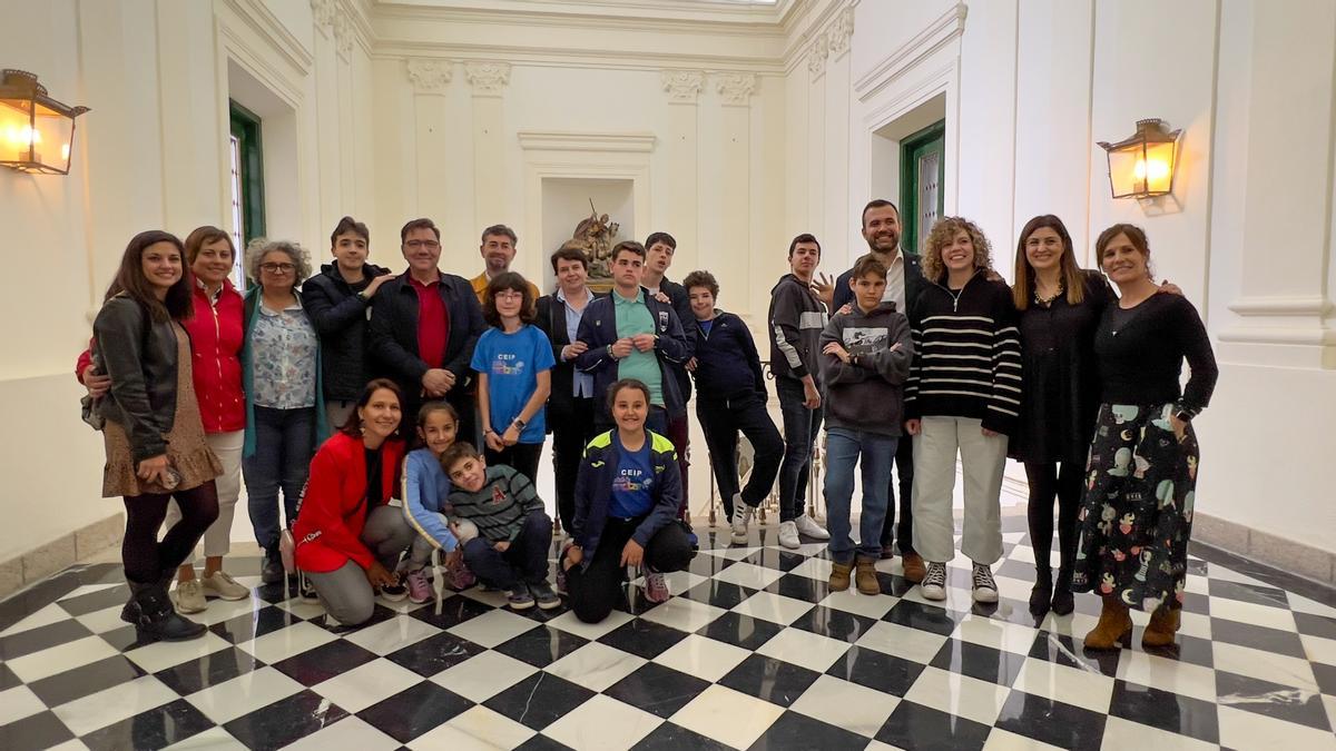 Acto celebrado en el ayuntamiento.