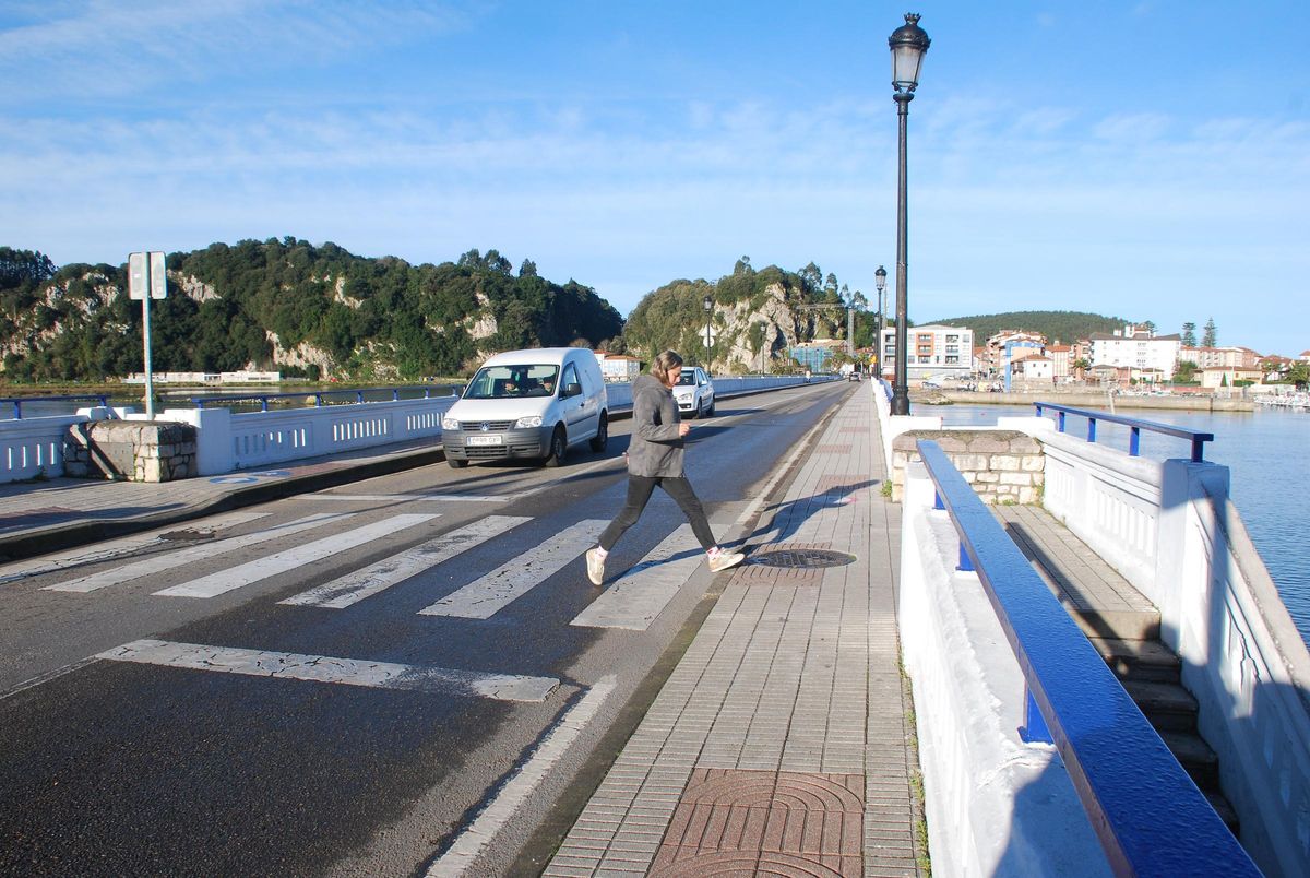 El puente de Ribadesella.