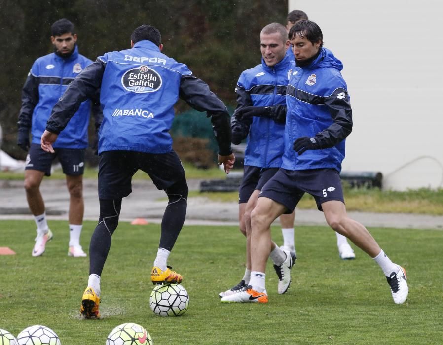 Entrenamiento bajo la lluvia