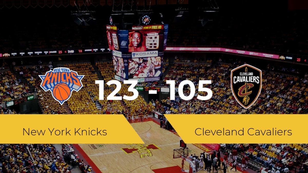 New York Knicks se queda con la victoria frente a Cleveland Cavaliers por 123-105