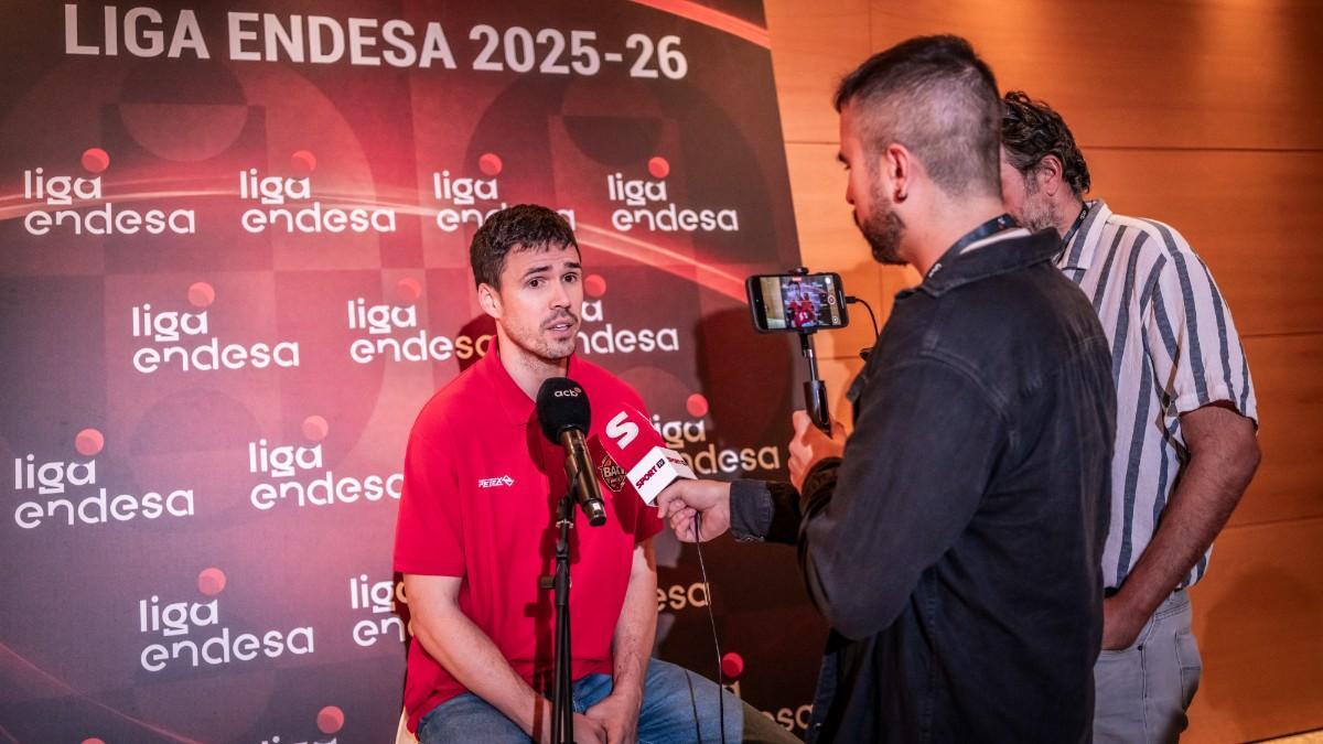 Dani Pérez attended Sport during the presentation of the Endesa League