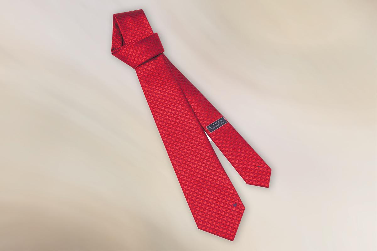 Corbata Edición Especial "Forever Love" de Bvlgari