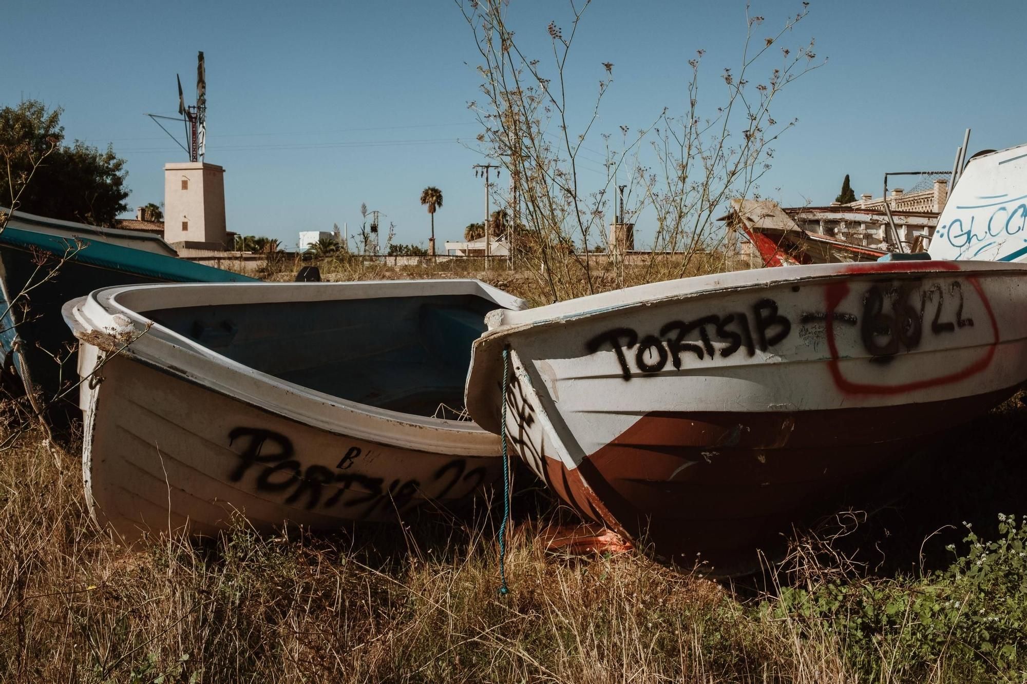 So sieht es auf dem Friedhof der Migrantenboote auf Mallorca aus